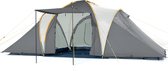 Skandika Daytona XXL 6 Tent – Koepeltenten – 6 persoons tent – Muggengaas - 195 cm stahoogte – Familietent met 3 slaapcabines – 570 x 390 x 195 cm (LxBxH) - 3000 mm waterkolom – Ka