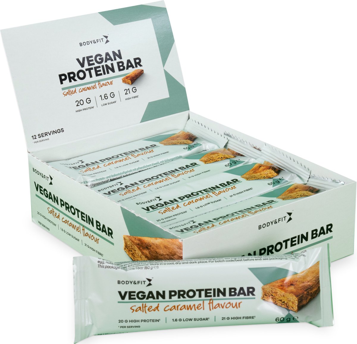 Body & Fit Vegan Protein Bar Proteïne Repen / Eiwit Repen Mix Box
