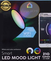 Kerst Ledstrip Lamp google nest – home lampen - google home - alexa - google nest chromecast - Ledstrip - Lamp - google nest - home - lampen - chromecast - LED LAMP - Nachtlamp - Sfeerlamp - 
