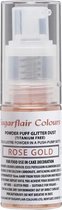 Sugarflair - Pomp Spray - Glitterpoeder - Rosé Goud - 10g