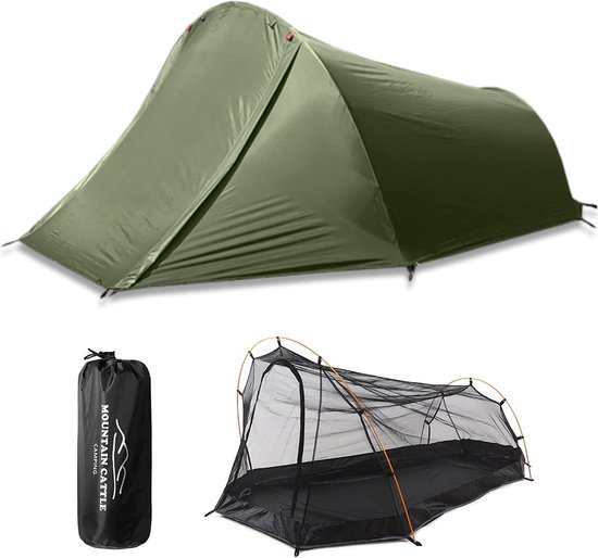 Microbe gedragen Kelder JL E-sales® Outdoor Tent voor 2 personen – Ultra Lichtgewicht – Waterdicht  – 4... | bol.com