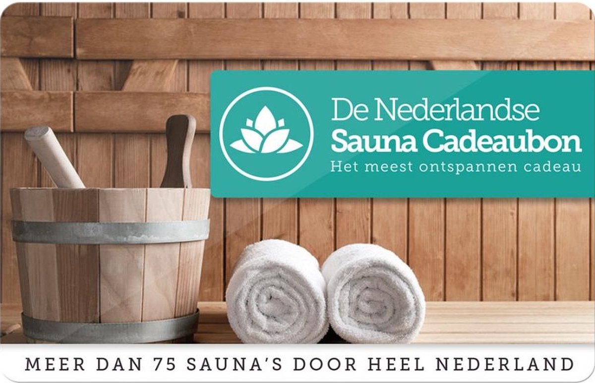 SaunaCadeau - Cadeaubon - 50 euro