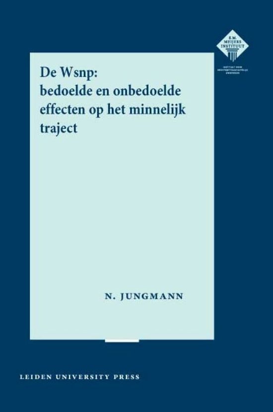 Cover van het boek 'De Wsnp' van N. Jungmann
