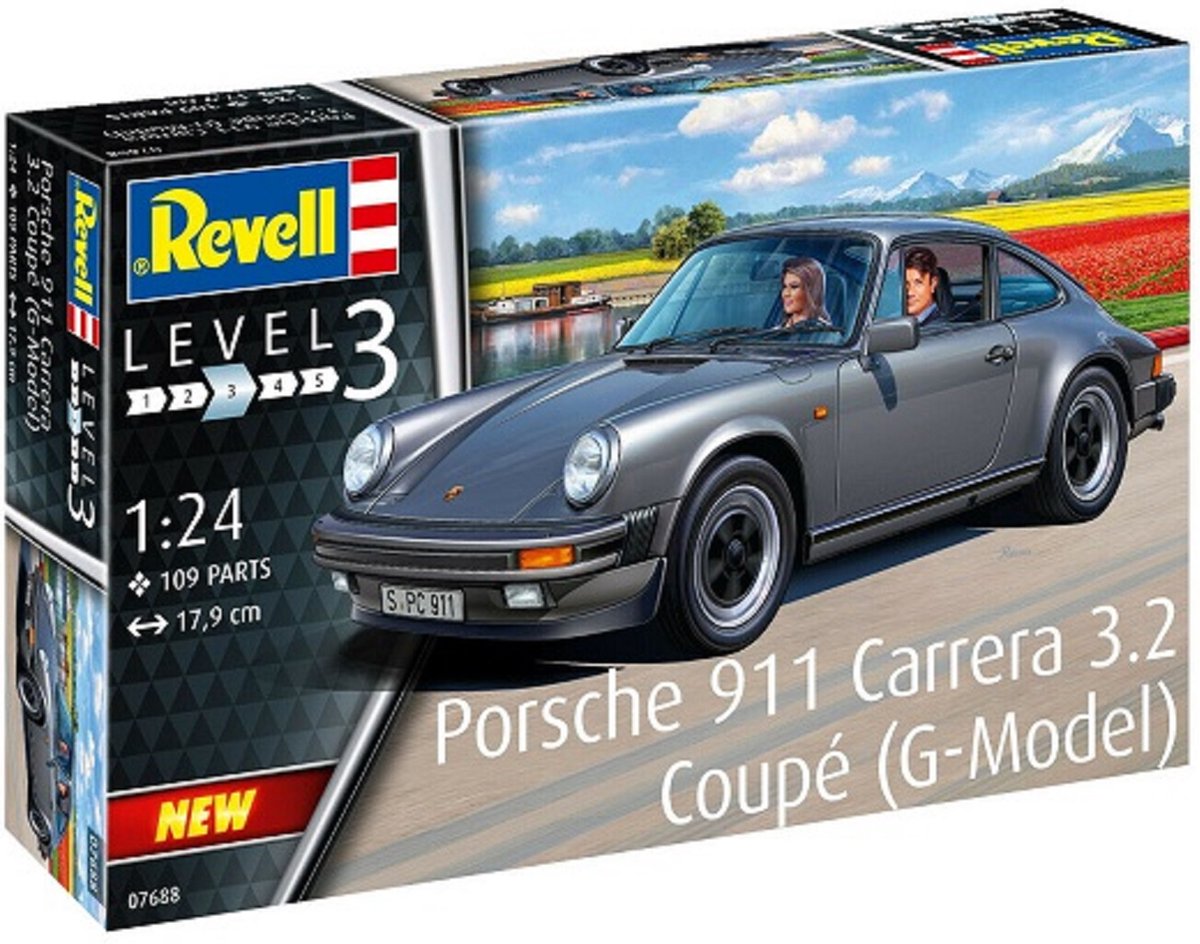 Revell 07688 Porsche 911 Carrera 3.2 Coupé (G-Model) Modelbouwpakket