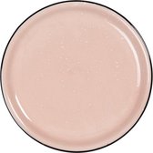 Servies Ontbijtbord Ø 22*3 cm Roze Keramiek Rond Eetbord