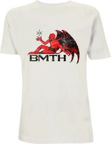 Bring Me The Horizon - Devil Heren T-shirt - XL - Creme