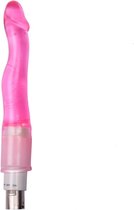 3XLR Anale dildo met kromming voor Auxfun Basic Seksmachine