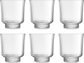 Libbey Drinkglas Modern America – 345 ml / 34,5 cl - 6 Stuks - Vaatwasserbestendig - Vintage Design