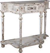 Sidetable  118*40*100 cm - Wit Hout