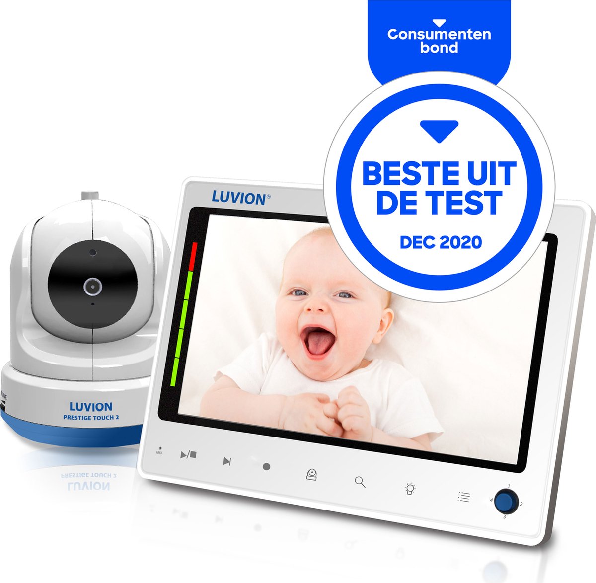 Luvion Prestige Touch 2 Babyfoon Met Camera - Premium Baby Monitor | bol.com