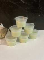 Wax (geur) melts Aardbei&Munt Cups zomer , handmade, de wax is plantaardig, natuurlijk en biologisch afbreekbaar, koosjer en niet op dieren getest