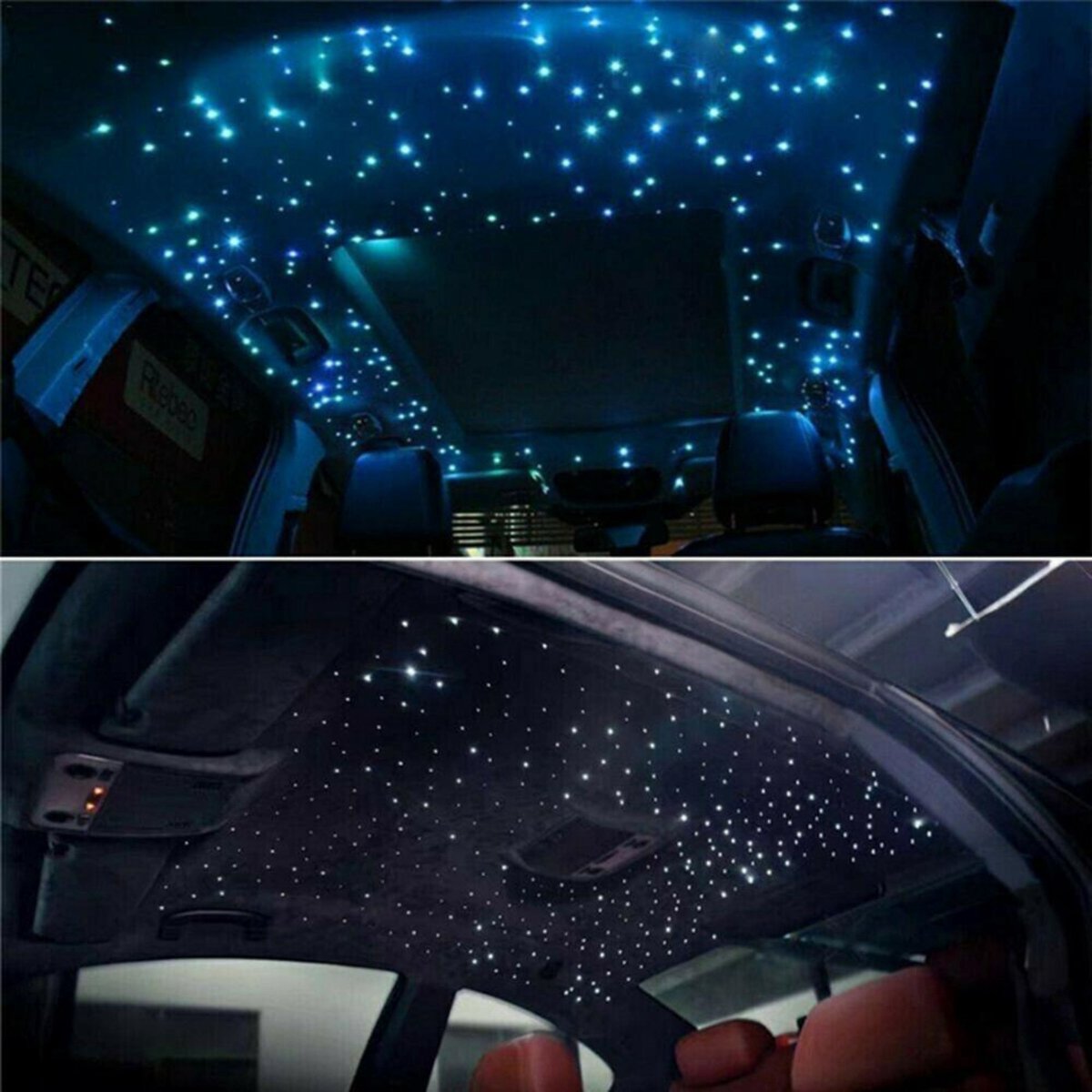 Toit en étoile Voiture - Ensemble de plafond ciel étoilé - 300 lumières -  12V 