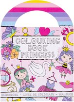 Uitdeelcadeautje Kleurboekje met Stickers Prinses 13 x 9,5 cm 8 stuks