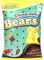 Woogie Gummyberen Met Melkchocolade 150g