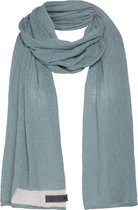 Knit Factory June Sjaal - Stone Green - 200x50 cm