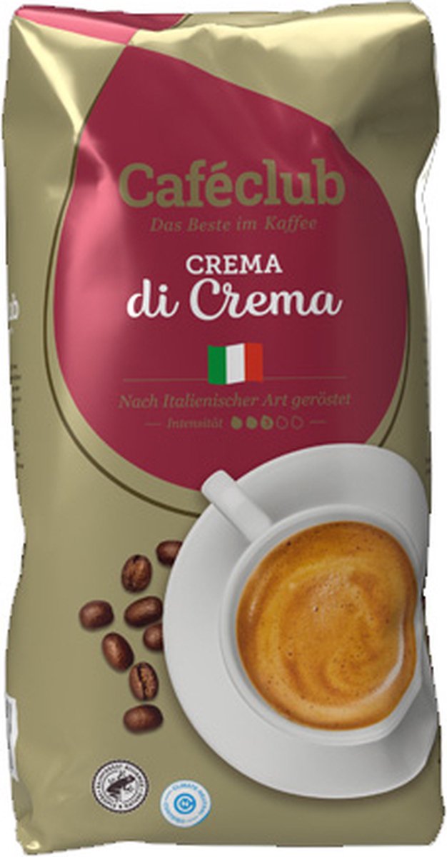 Goedkoopste Cafeclub Crema di Crema Koffiebonen 8 x 1 kilo