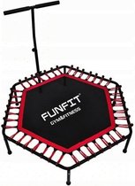Fitness trampoline rood - 130 cm