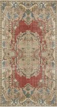 Vintage handgeweven vloerkleed - tapijt - Mira 265 x 145