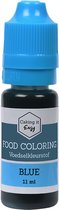 Caking it Easy - Eetbare Kleurstof Blauw | Topkwaliteit Voedingskleurstof voor Taart / Bakken in handig doseer-flesje | 11 mililiter