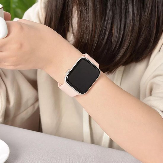 Zachte siliconen band waterdichte polsbandjes voor Apple Watch