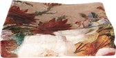 Plaid 130*170 cm Meerkleurig Polyester Rechthoek Bloemen Deken Kleed Dekentje