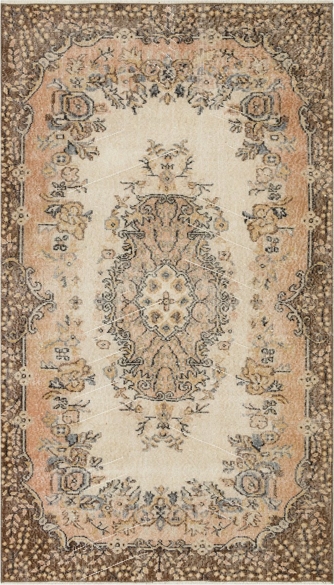 Vintage handgeweven vloerkleed tapijt - Zara 210 118 | bol.com