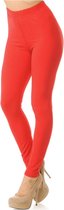 New Mix - Supersoft Legging - Rood - Plus Size