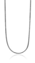 Zinzi zilveren slangen collier 50cm 1mm breed ZISL50