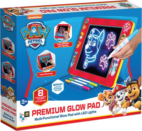 Paw Patrol Premium Glow Pad - Magisch Tekenbord