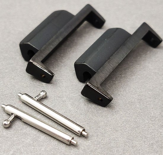 Metalen Adapters Kit voor Casio GShock - Adapter Kit Casio GShock GA2100 - Zwart