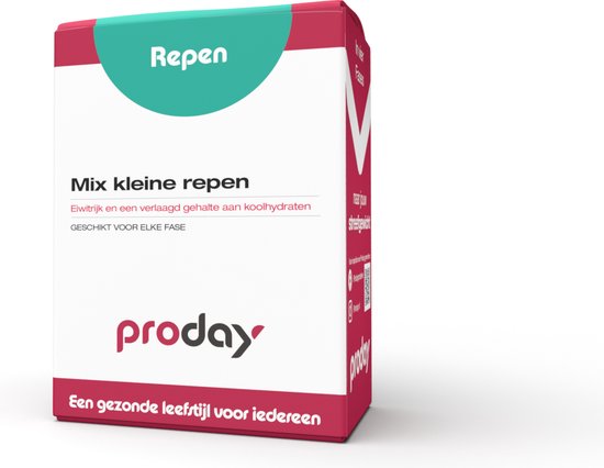 Foto: Proday makkelijk en gezond afvallen prote ne repen mix eiwitrijk koolhydraatarm 10 heerlijke smaken 10 repen