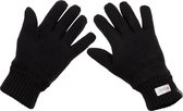 MFH - Gebreide handschoenen  -  Zwart  -  3M™ Thinsulate™ Isolatie - MAAT S
