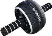 Abdominal wheel XL + Mat - AB wiel -Buikspierwiel XL- Roller - Trainingswiel - Buikspiertrainer met stevig wiel - Zwart