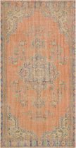 Vintage handgeweven vloerkleed - tapijt - Efsun 286 x 147