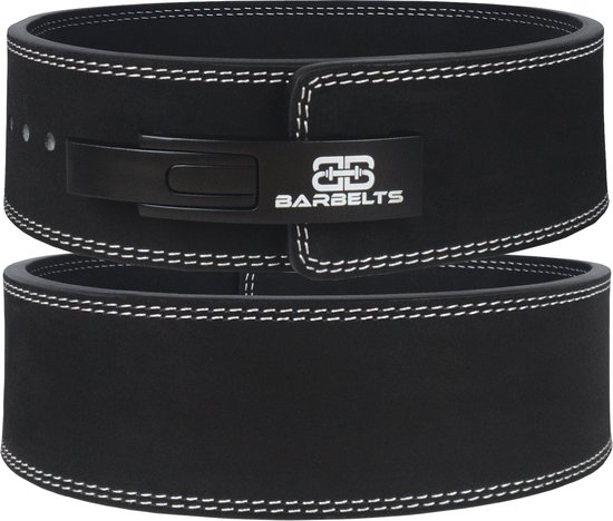 Barbelts Powerlift riem zwart - lever belt - XS - Barbelts