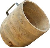 Tafellamp hout 20 cm / 2128