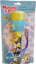 Woezel & Pip Zaklamp - 20 cm - Geel Blauw