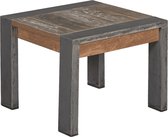 Bijzettafel | novara | gerecycled teak | bruin | 60 x 60 x 45(h) cm