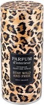 Interieurparfum "Stay Wild And Free" Spicy Orange - Zwart / Bruin - Metaal / Kunststof - 250 ml - Huisspray - Interieur - Woning - Geur - Wonen - Schoonmaken - Schoonmaak