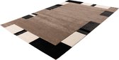 Swing Vloerkleed - artistiek - laagpolig - 3D - 160x230 - Beige
