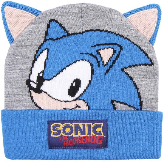 Bonnet d'hiver avec oreilles Sonic the Hedgehog - Blauw | bol.com