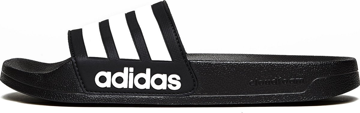 adidas Cloudfoam adilette slippers Dames en Heren Zwart | Bestel online »  Intersport.nl