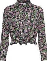 ONLY ONLTAMARA  LIFE L/S KNOT SHIRT PTM Dames Blouse - Maat XL