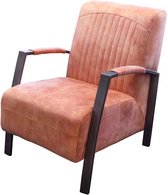 Industriële fauteuil Giulietta | velours Adore roze 166 | 61 cm breed
