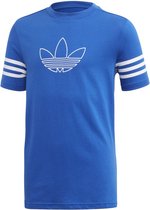 adidas Originals Outline Tee T-shirt Kinderen Blauwe 13/14 jaar oud