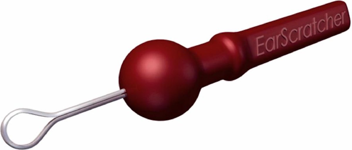 Goedkoopste EarScratcher CE - Oorkrabber - Rood - Veilig oorpeuteren - oorsmeer verwijderen - Jeuk
