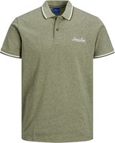 Jack & Jones Poloshirt Orton Oil Green - maat 6xl