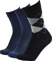 SELECTED HOMME BLACK SLHCONNOR 3-PACK SOCK GIFTBOX B  Sokken - Maat ONE SIZE