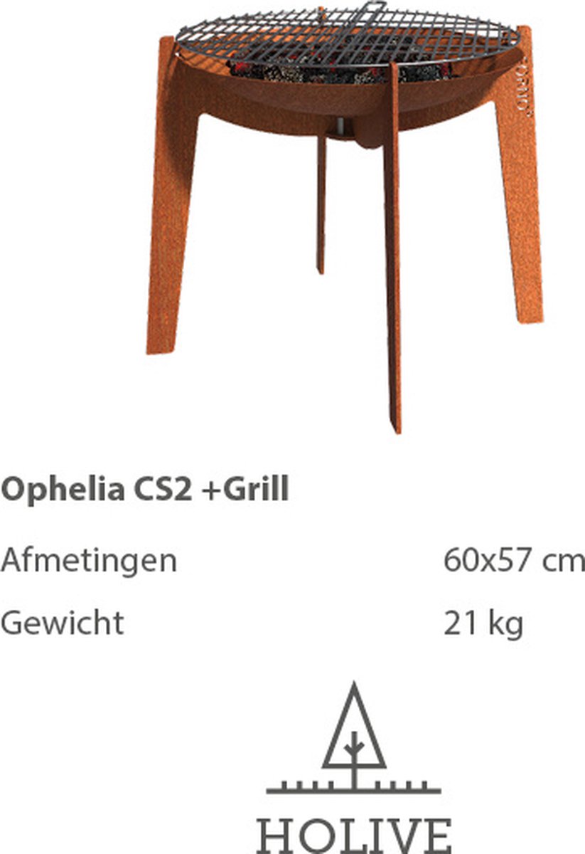 Ophelia CS2 + Grill barbecue grill