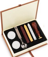 Wax Stempel Set - Zegel Set - Sealing Wax 3 kleuren
